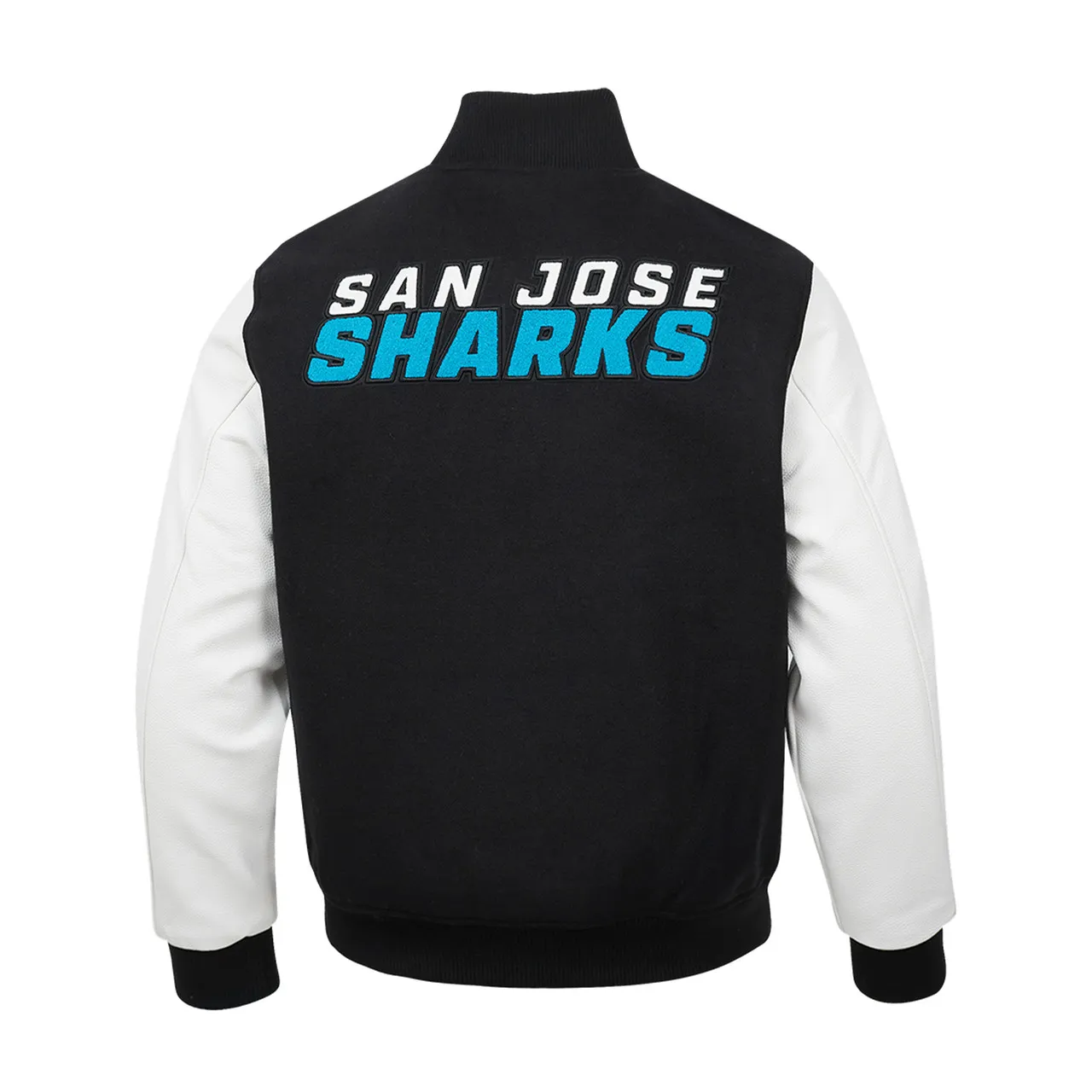 San Jose Sharks Black Varsity Jacket