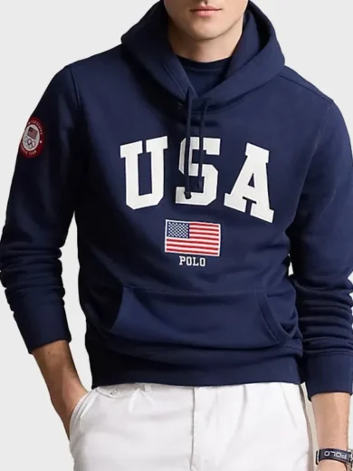 Paris 2024 Olympics Team USA Fleece Hoodie