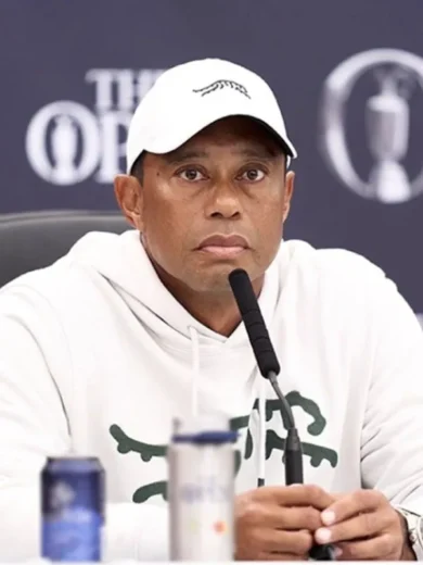 Sun Day Red Tiger Woods White Hoodie