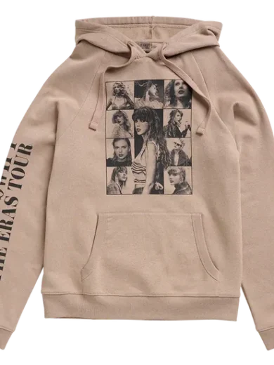Taylor Swift The Eras Tour Taupe Hoodie