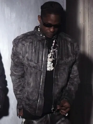 Travis Scott Juntae Kim Leather Jacket