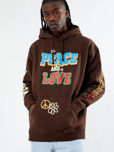 Peace And Love Hoodie