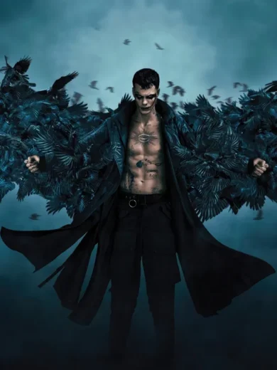 The Crow Bill Skarsgard Black Coat