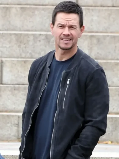 The Union Mark Wahlberg Suede Bomber Jacket