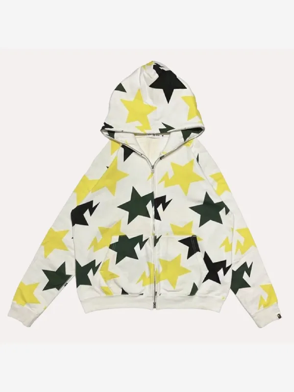 Central Cee Band4band Bape Stars Osaka Zip Hoodie
