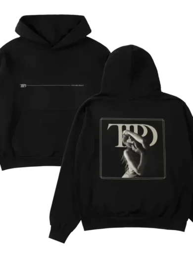 Taylor Swift The Tortured Poets Department Spotify Black Hoodie