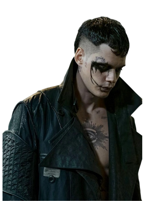 The Crow Bill Skarsgard Black Coat