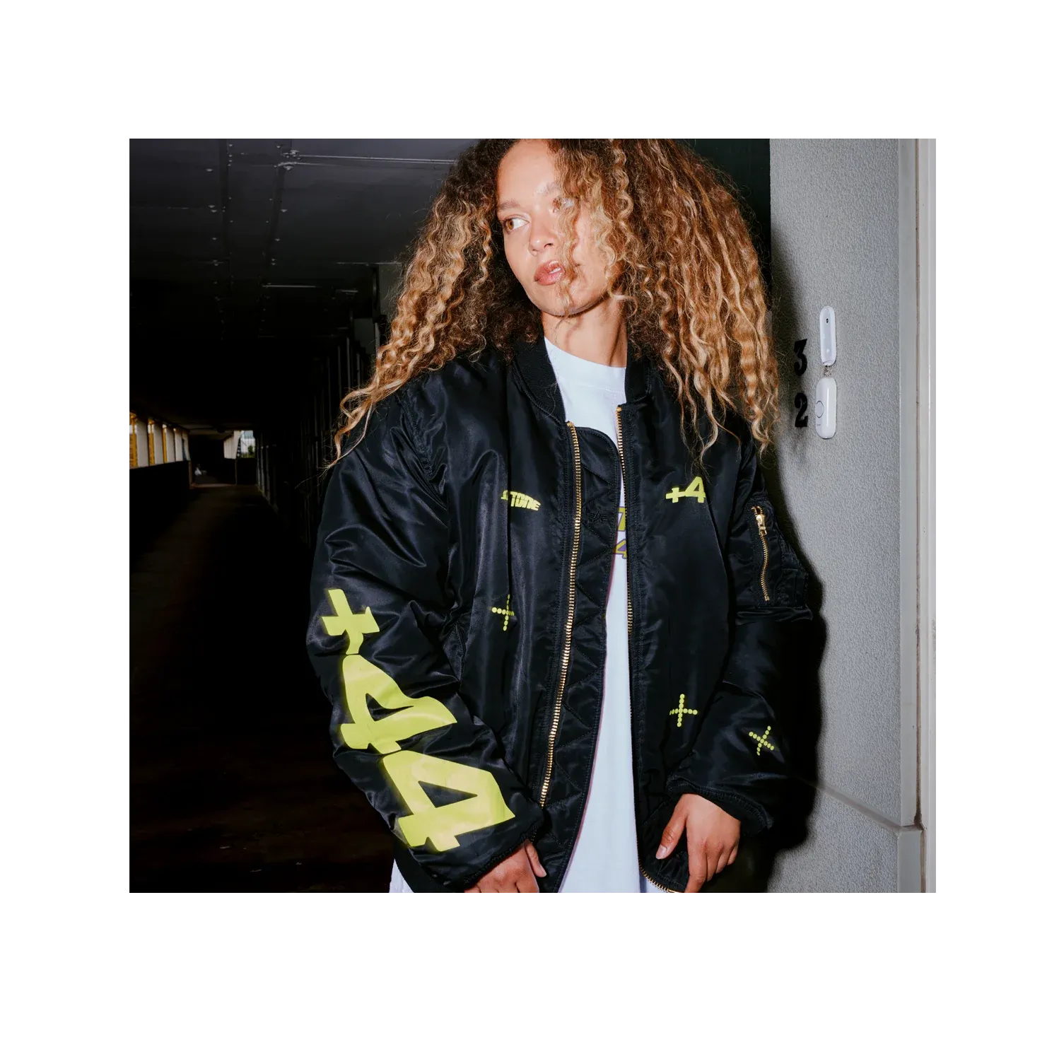 Plus44 Crew Bomber Jacket