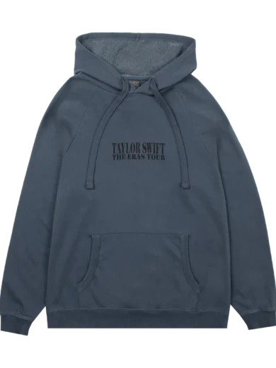 Taylor Swift The Eras International Tour Washed Blue Hoodie