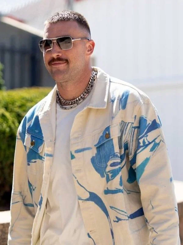 Travis Kelce Denim Jacket