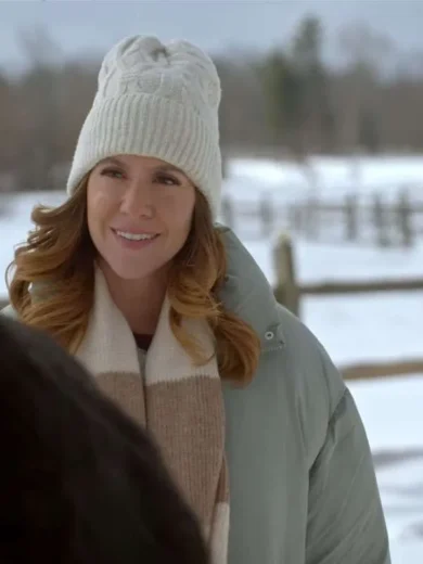 A Royal Christmas Tail Brittany Underwood Puffer Jacket