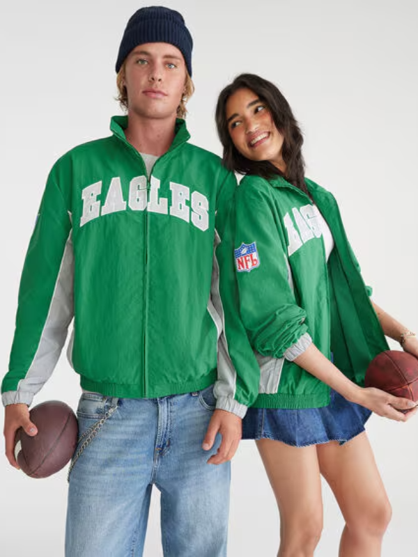 Aeropostale Philadelphia Eagles Full-Zip Track Jacket