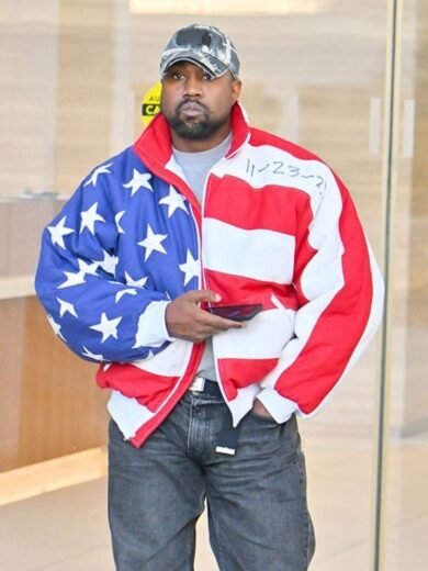 Kanye West USA Flag Jacket