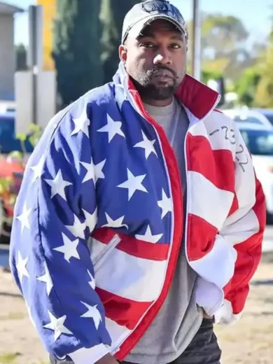Kanye West USA Flag Jacket