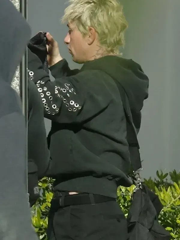 Crime 101 Barry Keoghan Black Oversized Pullover Hoodie