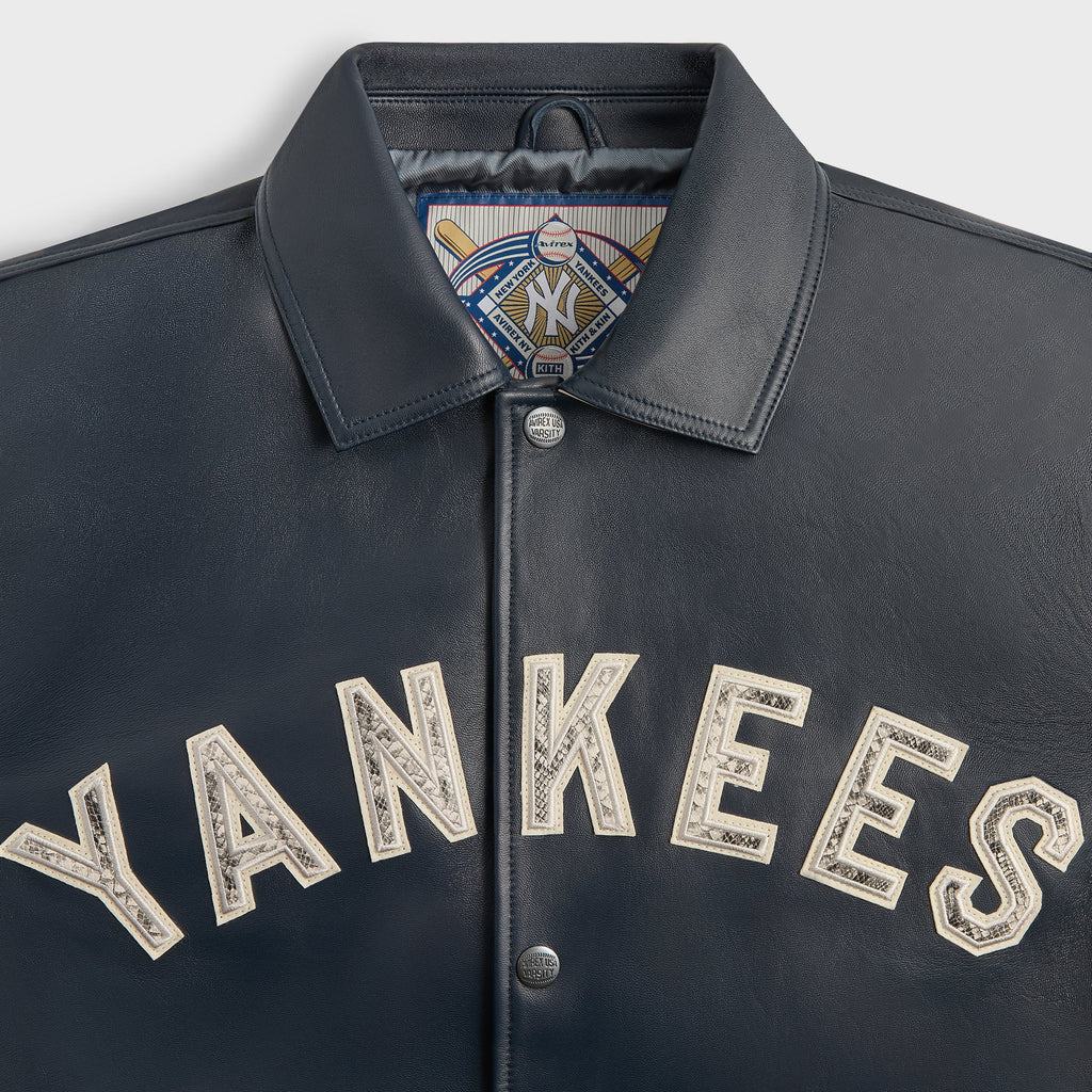 Kith & AVIREX for the New York Yankees Leather Jacket