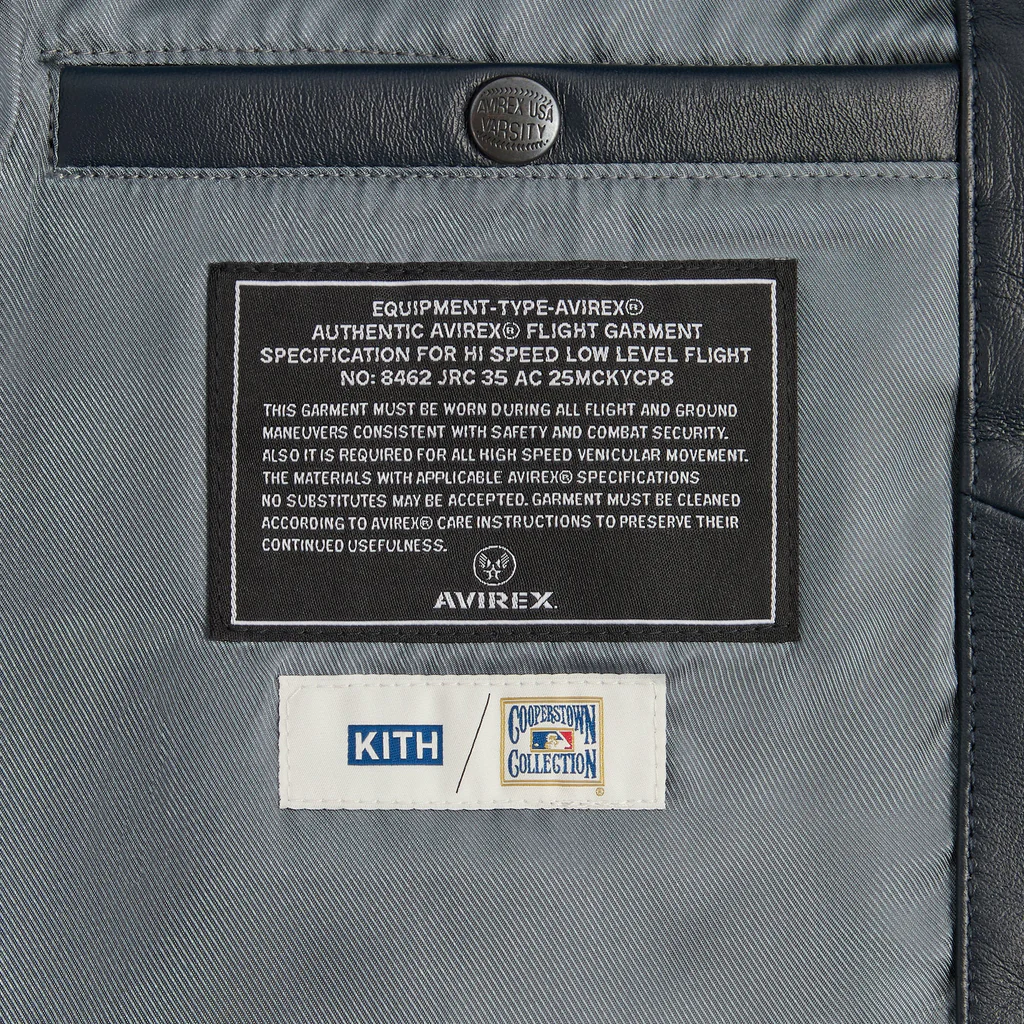 Kith & AVIREX for the New York Yankees Leather Jacket