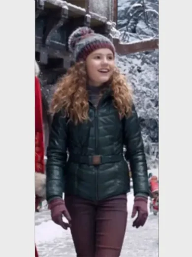 The Christmas Chronicles 2 Kate Green Leather Jacket