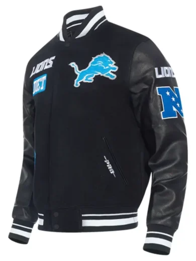Nfl Detroit Lions Varsity Jacket
