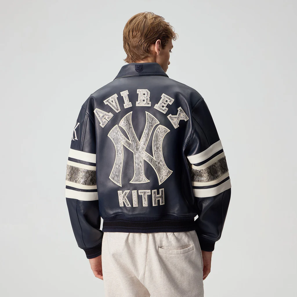 Kith & AVIREX for the New York Yankees Leather Jacket