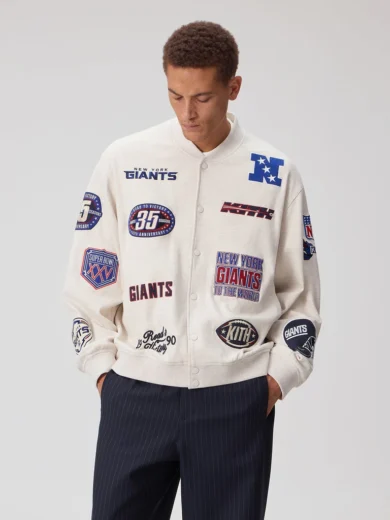 Kith for the NFL New York Giants Marvin Bomber Jacket