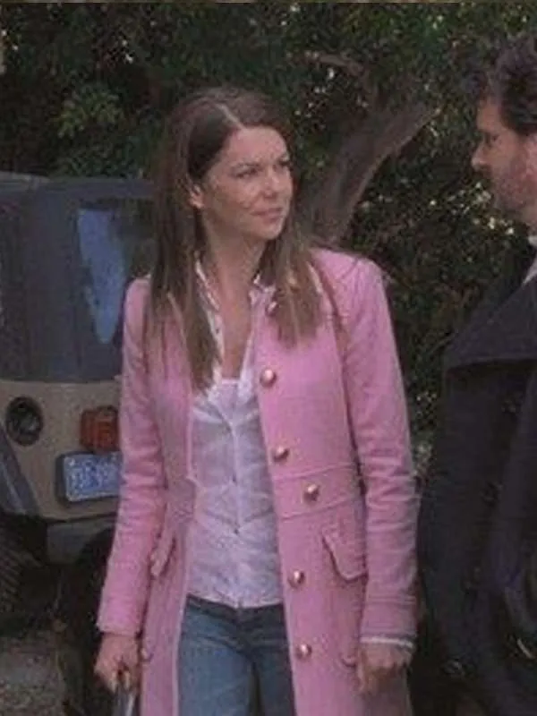 Lauren Graham Gilmore Girls Pink Coat