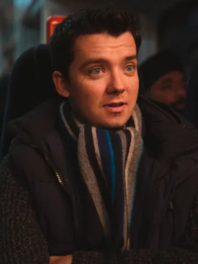 Your Christmas or Mine Asa Butterfield Puffer Vest