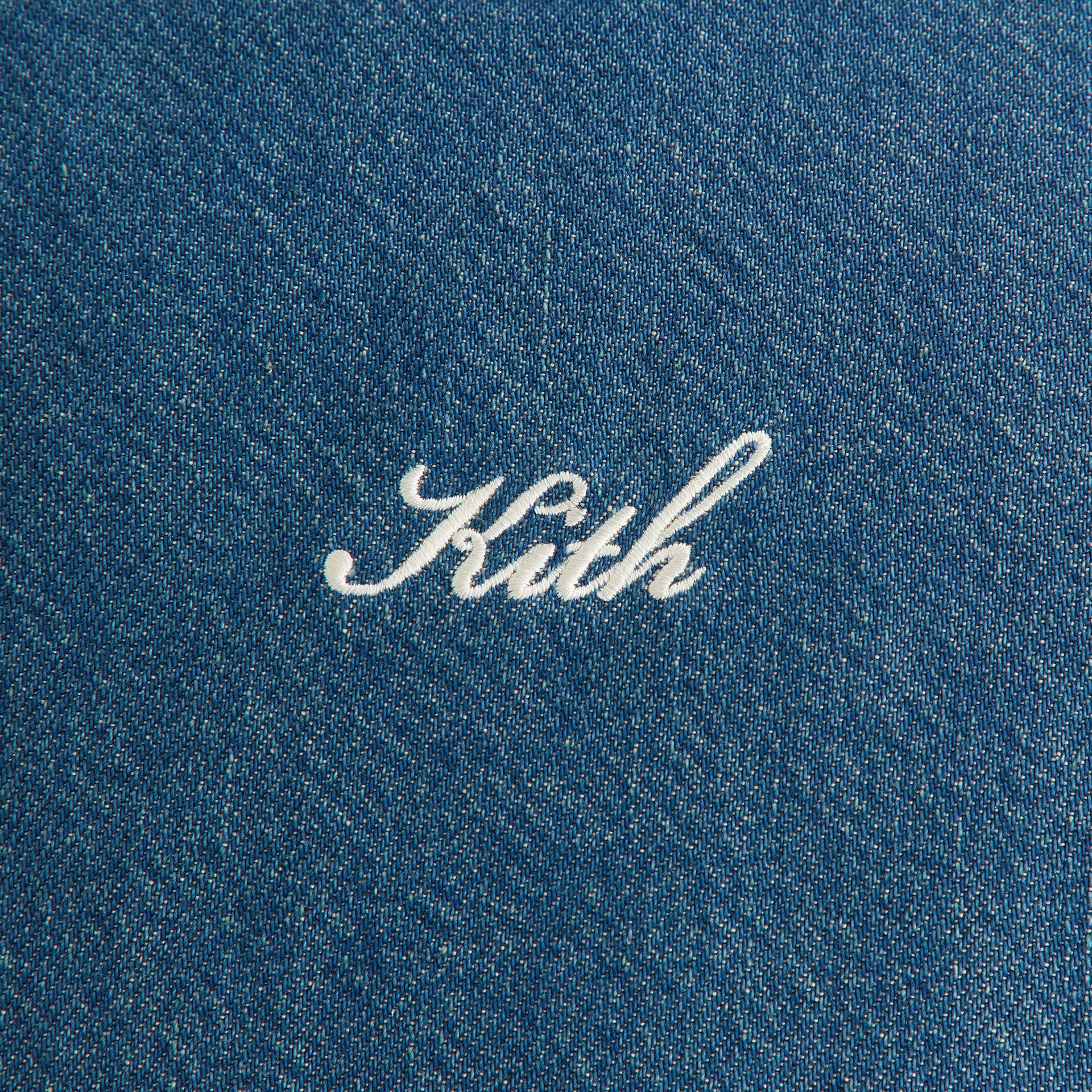 Kith Women Shae Tinted Denim Cropped Puffer