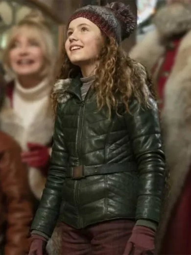 The Christmas Chronicles 2 Kate Green Leather Jacket