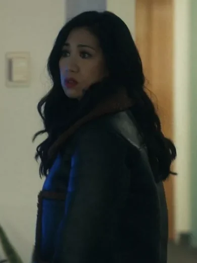 The Equalizer S03 Melody Bayani Shearling Leather Jacket