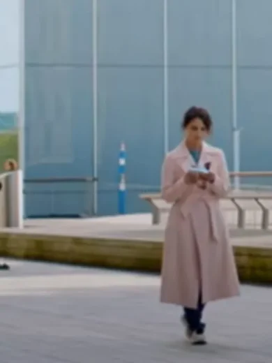 Meskina 2022 Leyla Pink Coat