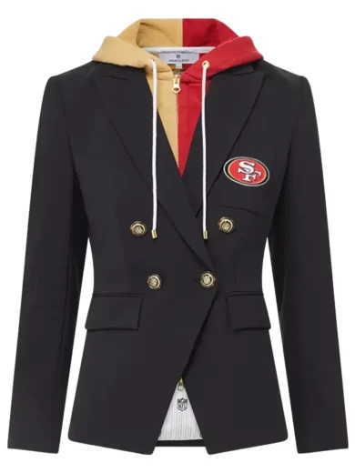 NFL x Veronica Beard San Francisco 49ers Dickey Jacket