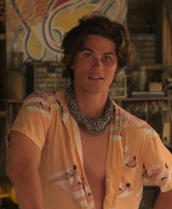 Outer Banks John B Yellow Beach Tanners T Shirt