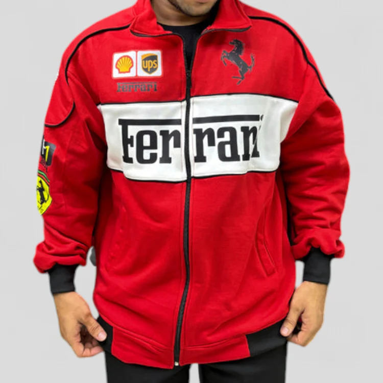 Red Ferrari Racing Jacket