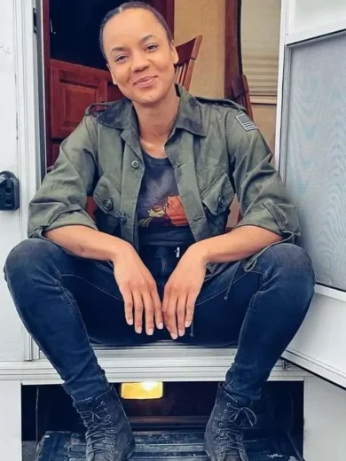 Maria Sten Reacher Green Jacket