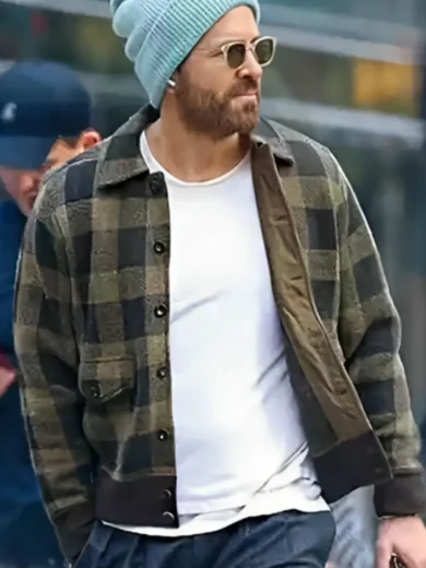 Ryan Reynolds Plaid Jacket