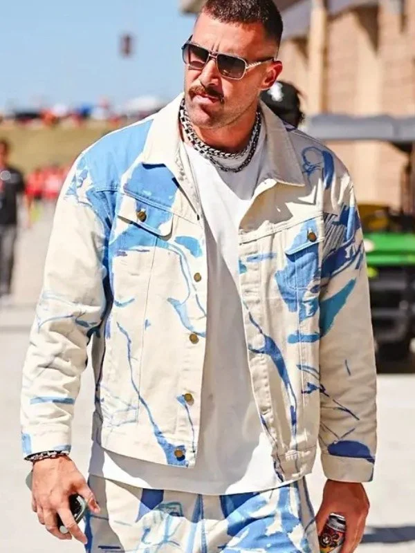 Travis Kelce Denim Jacket