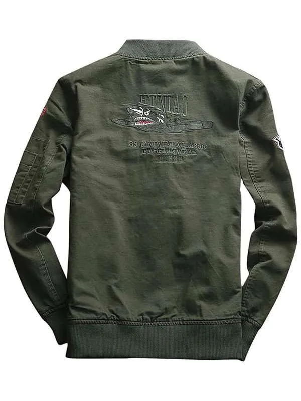 US Military Green Bomber Jacket