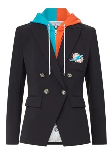 NFL x Veronica Beard Miami Dolphins Dickey Jacket