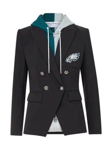 NFL x Veronica Beard Philadelphia Eagles Dickey Jacket