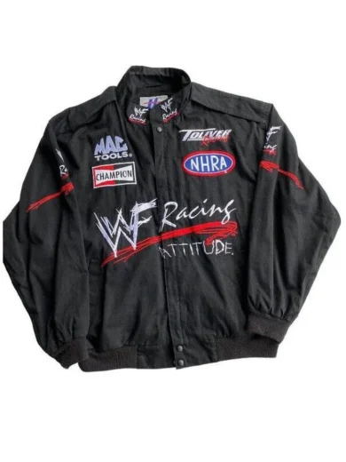 Wwf Racing Black Jacket