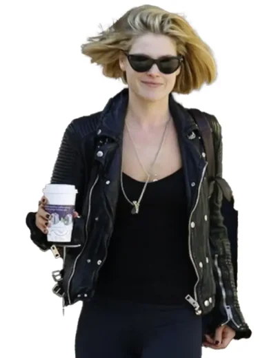 Burberry Prorsum Black Biker Leather Jacket