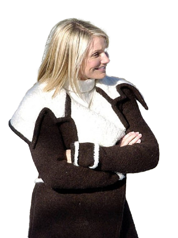 Cameron Diaz Street Style Wool Trench Coat
