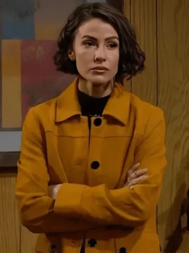 Days of Our Lives Sarah Horton Orange Coat