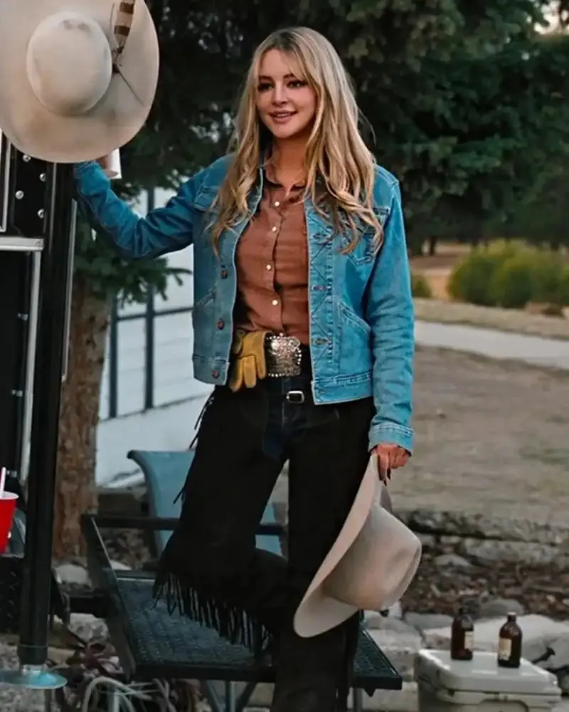 Yellowstone Mia Blue Denim Jacket