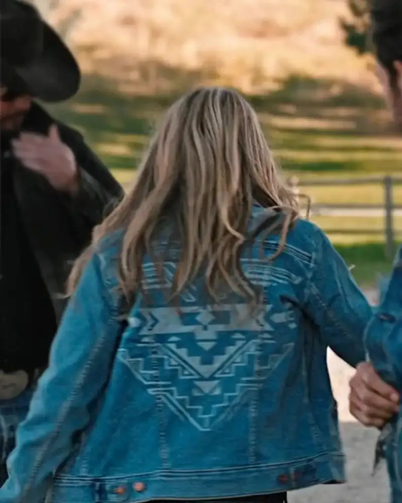 Yellowstone Mia Blue Denim Jacket