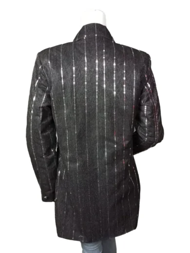 The Eras Tour Taylor Swift Black Sequin Blazer