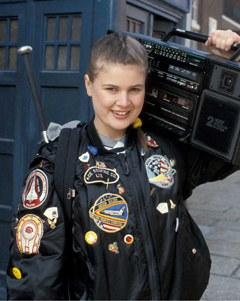 Doctor Who Ace Black Bomber Jacket