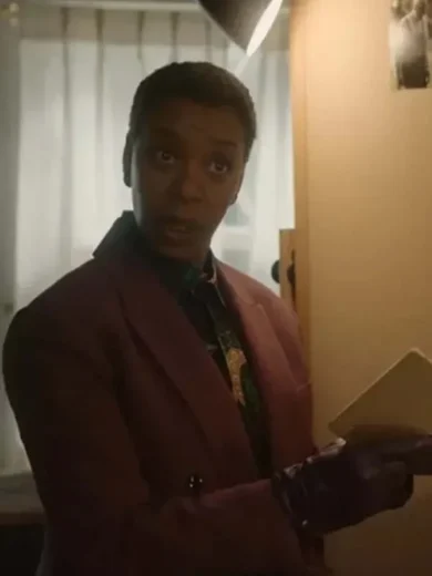 The Watcher Theodora Birch Maroon Coat