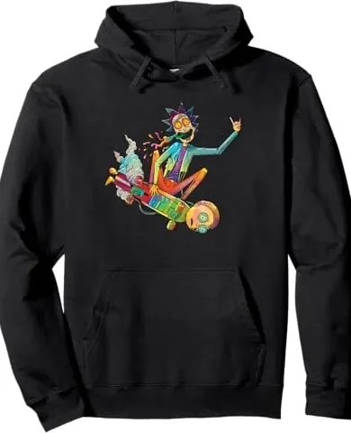 Rick and Morty Pullover Hoodie